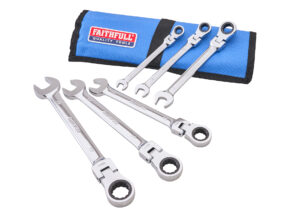 Faithfull 6 Piece Ratcheting Combination Spanner Set - XMS26SPANNER